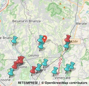 Mappa Via Madonnina, 20865 Usmate Velate MB, Italia (5.33824)