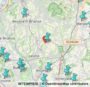 Mappa Via Madonnina, 20865 Usmate Velate MB, Italia (7.297)