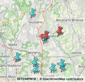 Mappa Via Bergamo, 20841 Carate Brianza MB, Italia (4.17538)