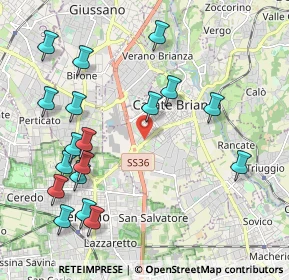 Mappa Via Bergamo, 20841 Carate Brianza MB, Italia (2.34111)