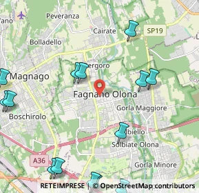 Mappa Via XXV Luglio, 21054 Fagnano Olona VA, Italia (2.87857)
