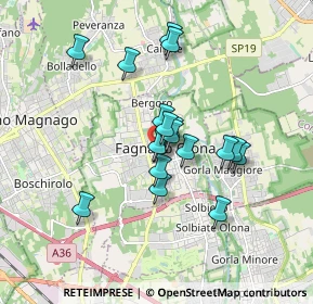 Mappa Via XXV Luglio, 21054 Fagnano Olona VA, Italia (1.36056)