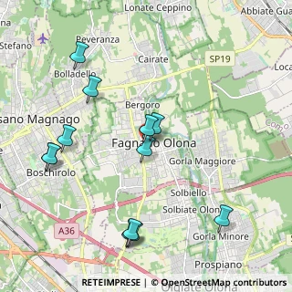 Mappa Via XXV Luglio, 21054 Fagnano Olona VA, Italia (2.25)