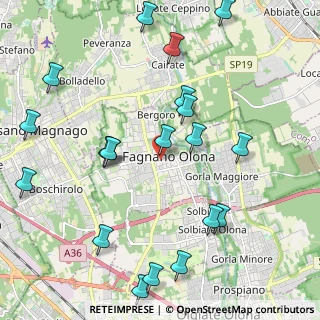 Mappa Via XXV Luglio, 21054 Fagnano Olona VA, Italia (2.473)
