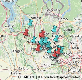Mappa Via XXV Luglio, 21054 Fagnano Olona VA, Italia (11.2275)