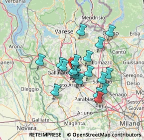 Mappa Via XXV Luglio, 21054 Fagnano Olona VA, Italia (10.90947)