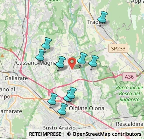 Mappa Via XXV Luglio, 21054 Fagnano Olona VA, Italia (3.30727)