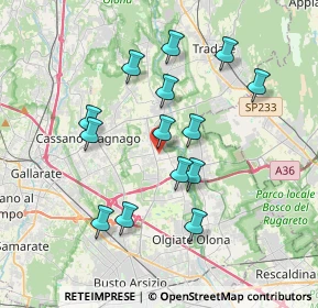 Mappa Via XXV Luglio, 21054 Fagnano Olona VA, Italia (3.41286)