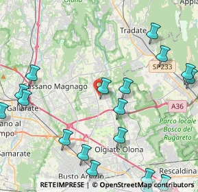 Mappa Via XXV Luglio, 21054 Fagnano Olona VA, Italia (6.0115)