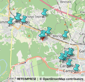 Mappa Via del Longino, 21011 Casorate Sempione VA, Italia (2.34063)