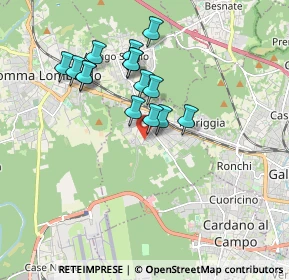 Mappa Via del Longino, 21011 Casorate Sempione VA, Italia (1.55867)