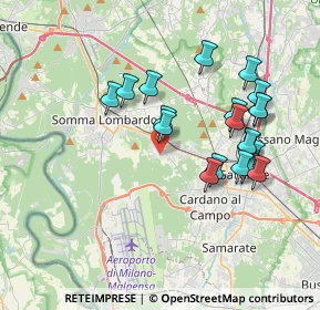 Mappa Via del Longino, 21011 Casorate Sempione VA, Italia (3.58)