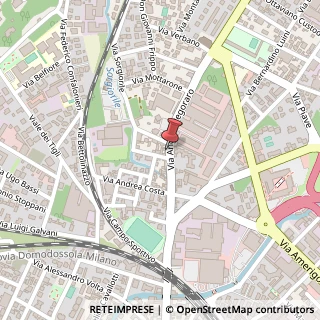 Mappa Via Montebello, 2, 21013 Gallarate, Varese (Lombardia)