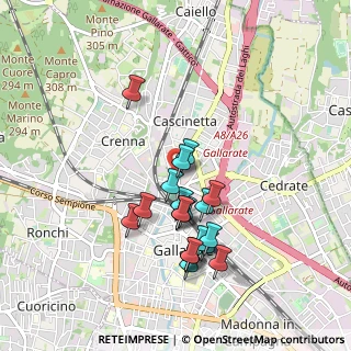 Mappa SP 341, 21013 Gallarate VA, Italia (0.8255)