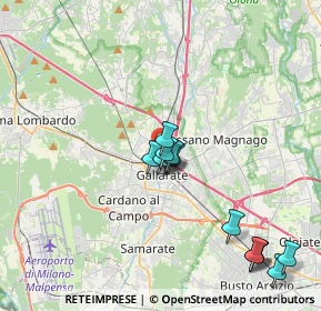 Mappa Via Montebello, 21013 Gallarate VA, Italia (3.77923)