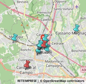 Mappa Via Montebello, 21013 Gallarate VA, Italia (1.46385)