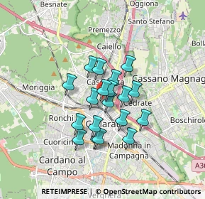 Mappa Via Montebello, 21013 Gallarate VA, Italia (1.19)