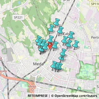 Mappa Via Marsala, 20821 Meda MB, Italia (0.648)
