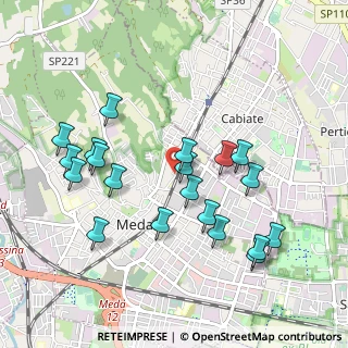 Mappa Via Marsala, 20821 Meda MB, Italia (0.9795)
