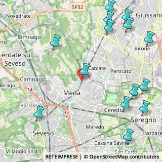 Mappa Via Marsala, 20821 Meda MB, Italia (3.065)