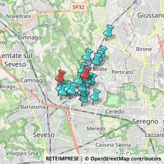 Mappa Via Marsala, 20821 Meda MB, Italia (0.9555)