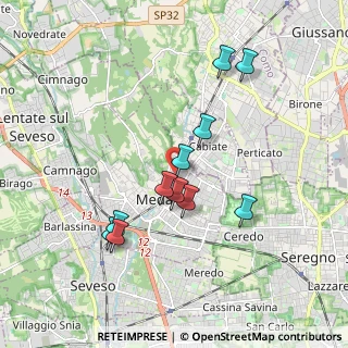 Mappa Via Marsala, 20821 Meda MB, Italia (1.69636)