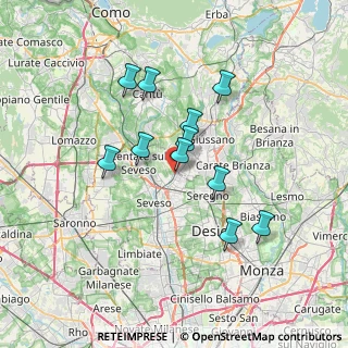 Mappa Via Marsala, 20821 Meda MB, Italia (5.90364)