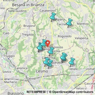 Mappa Via Giosuè Carducci, 20856 Correzzana MB, Italia (1.65636)
