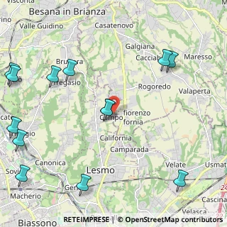 Mappa Via Giosuè Carducci, 20856 Correzzana MB, Italia (2.94692)