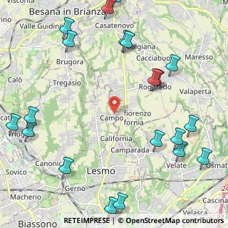 Mappa Via Giosuè Carducci, 20856 Correzzana MB, Italia (3.0145)