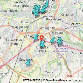 Mappa Via Dell'Industria, 24052 Azzano San Paolo BG, Italia (2.32895)