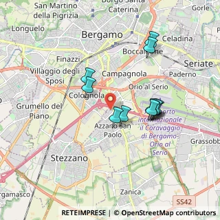 Mappa Via Dell'Industria, 24052 Azzano San Paolo BG, Italia (1.55909)