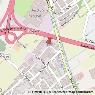 Mappa Via Dell'Industria, 4, 24052 Azzano San Paolo, Bergamo (Lombardia)