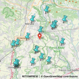 Mappa Via Principale, 23878 Verderio LC, Italia (5.0965)