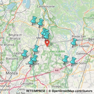 Mappa Via Principale, 23878 Verderio LC, Italia (7.35333)