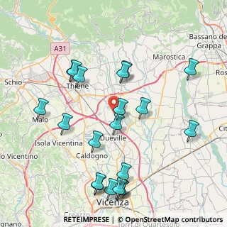 Mappa 36030 Montecchio Precalcino VI, Italia (9.041)