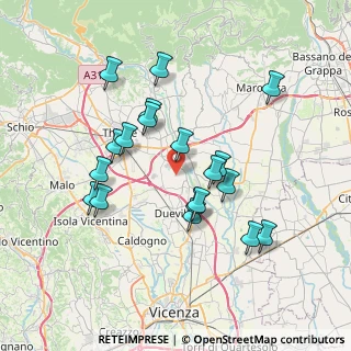 Mappa 36030 Montecchio Precalcino VI, Italia (6.84368)
