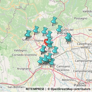 Mappa 36030 Montecchio Precalcino VI, Italia (11.351)