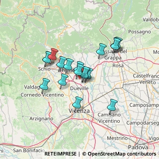 Mappa 36030 Montecchio Precalcino VI, Italia (11.04444)