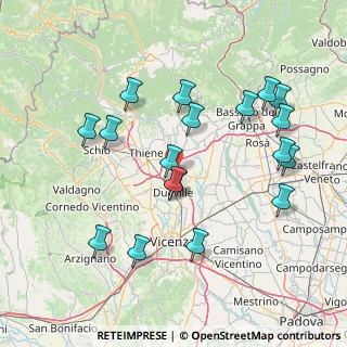 Mappa 36030 Montecchio Precalcino VI, Italia (16.02778)