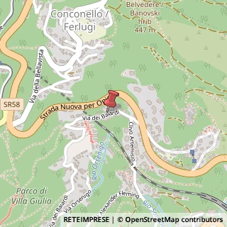 Mappa Via dei Baiardi, 106, 34127 Trieste, Trieste (Friuli-Venezia Giulia)