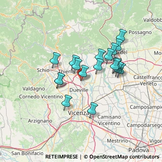 Mappa Via Maganza, 36030 Montecchio Precalcino VI, Italia (12.11111)