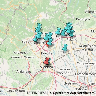 Mappa Via Maganza, 36030 Montecchio Precalcino VI, Italia (11.8475)