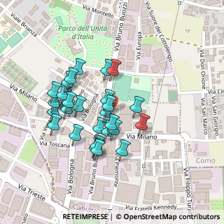 Mappa Via Bruno Buozzi, 22060 Cabiate CO, Italia (0.175)