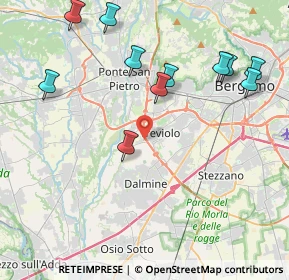 Mappa Via dell'Artigianato, 24048 Treviolo BG, Italia (4.58636)