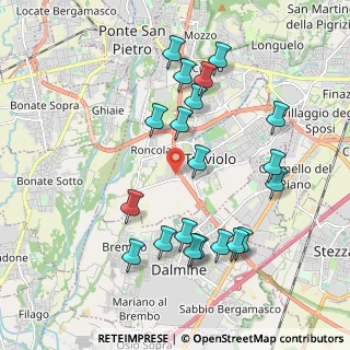 Mappa Via dell'Artigianato, 24048 Treviolo BG, Italia (2.0325)