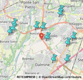 Mappa Via dell'Artigianato, 24048 Treviolo BG, Italia (2.2975)