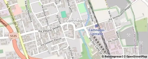 Mappa Lentate sul Seveso