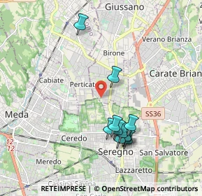 Mappa Via Belluno, 20833 Giussano MB, Italia (1.81364)