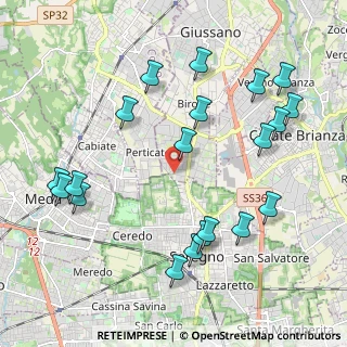 Mappa Via Belluno, 20833 Giussano MB, Italia (2.335)